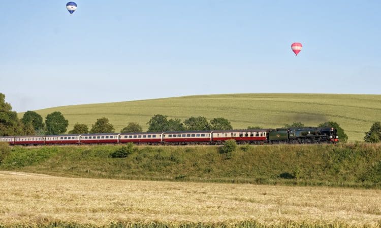 Duncan Savidge's great shot of No. 34046 Braunton Dorset Coast Explorer