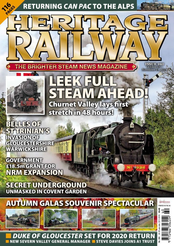 Heritage Railway magazine cover