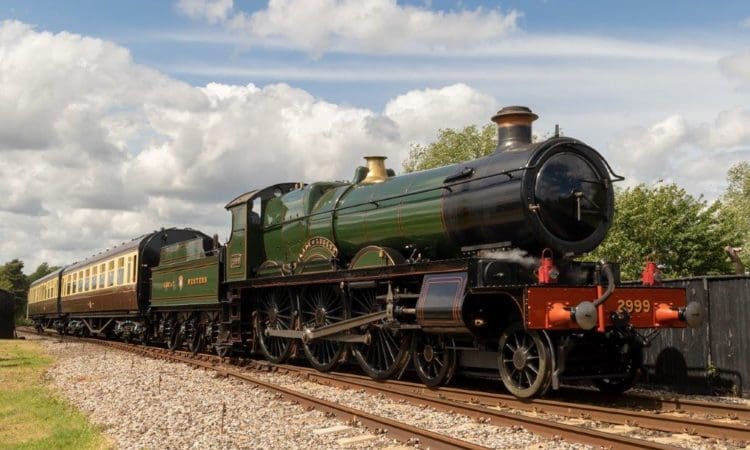 GWR Saint class No. 2999 Lady of Legend will look the part at the head of the Severn Valley Railway's GWR carriages. The 4-6-0 is seen here in action at the Didcot Railway Centre. CHARLIE JACKSON