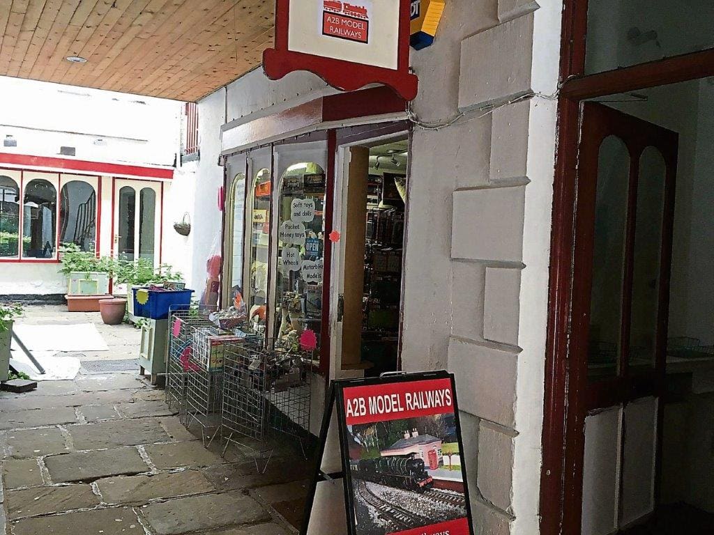 A2B Model Railways' shop is located in Matlock Bath, Derbyshire. A2BMR