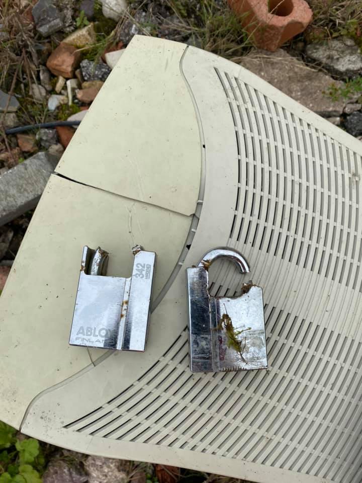 Locks were snapped by thieves at Churnet Valley Railway