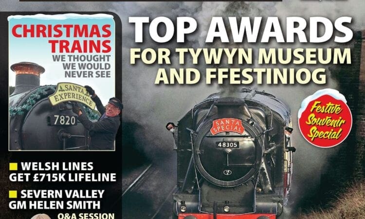 We explore the Christmas trains we thought we’d never see again in Issue 275 of Heritage Railway magazine.