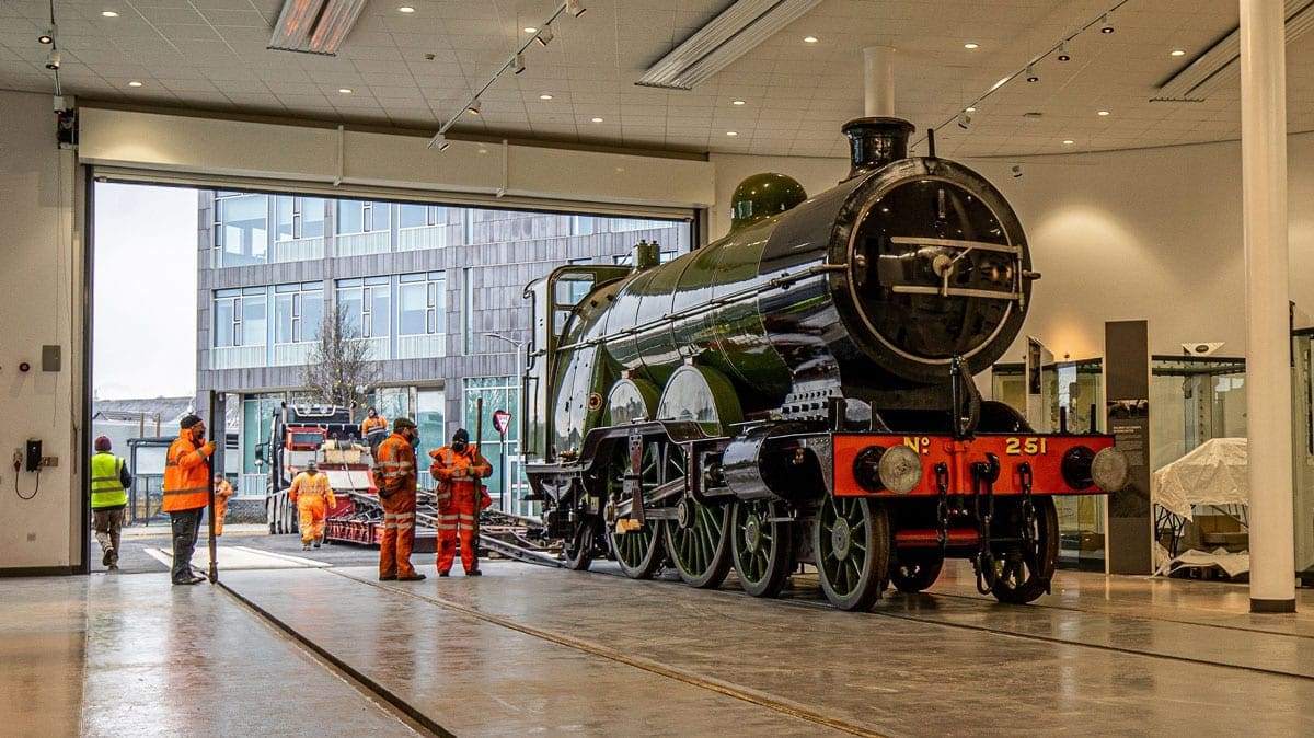No. 251 arrives at Doncaster Plant