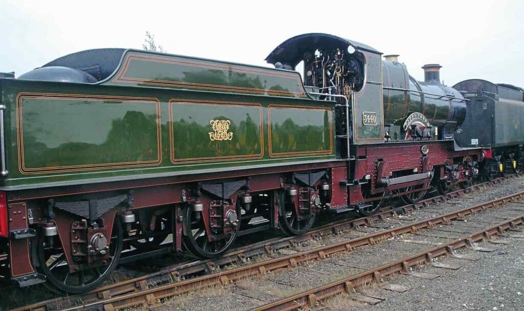 City of Truro on display at the National Railway Museum’s June 2004 Railfest event, which marked both the 200th anniversary of Richard Trevithick’s first public display of a railway locomotive, on the Penydarren Tramroad, near Merthyr Tydfil in 1804, and the 100th anniversary of City of Truro’s high-speed run on Wellington Bank. ROBIN JONES 